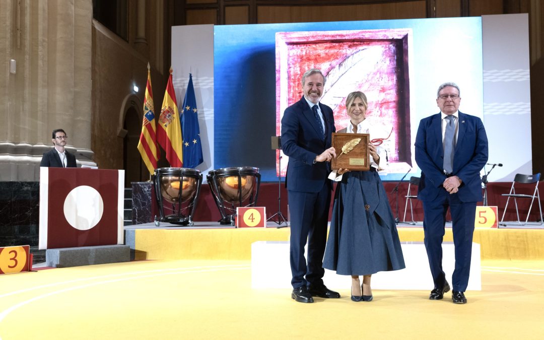 EL GOBIERNO DE ARAGÓN RECIBE LA ‘PLUMA DE ORO’ 2025