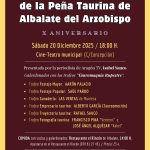 GALA VIII TROFEOS ‘TAUROMAQUIA RUPESTRE’ DE LA PT ALBALATE DEL ARZOBISPO