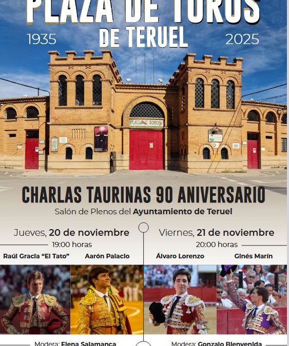 Charlas por el 90 aniversario de la plaza de Teruel