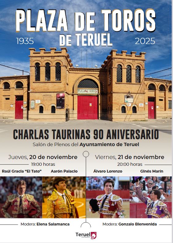 Charlas por el 90 aniversario de la plaza de Teruel