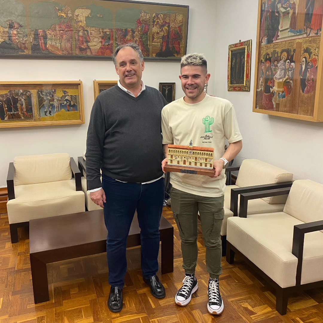 Reconocimiento del ayuntamiento de Tarazona a Mario González