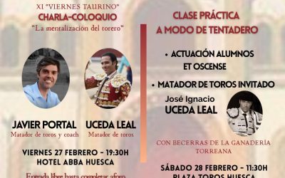 ENTREVISTA SOBRE LAS JORNADAS TAURINAS ORGANIZADAS POR LA ESCUELA TAURINA OSCENSE