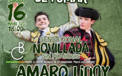 El novillero aragonés Amaro Lidoy actúa el 16 de mayo en Medina Pomar