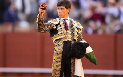Aarón Palacio destaca en Sevilla con una oreja en la Maestranza