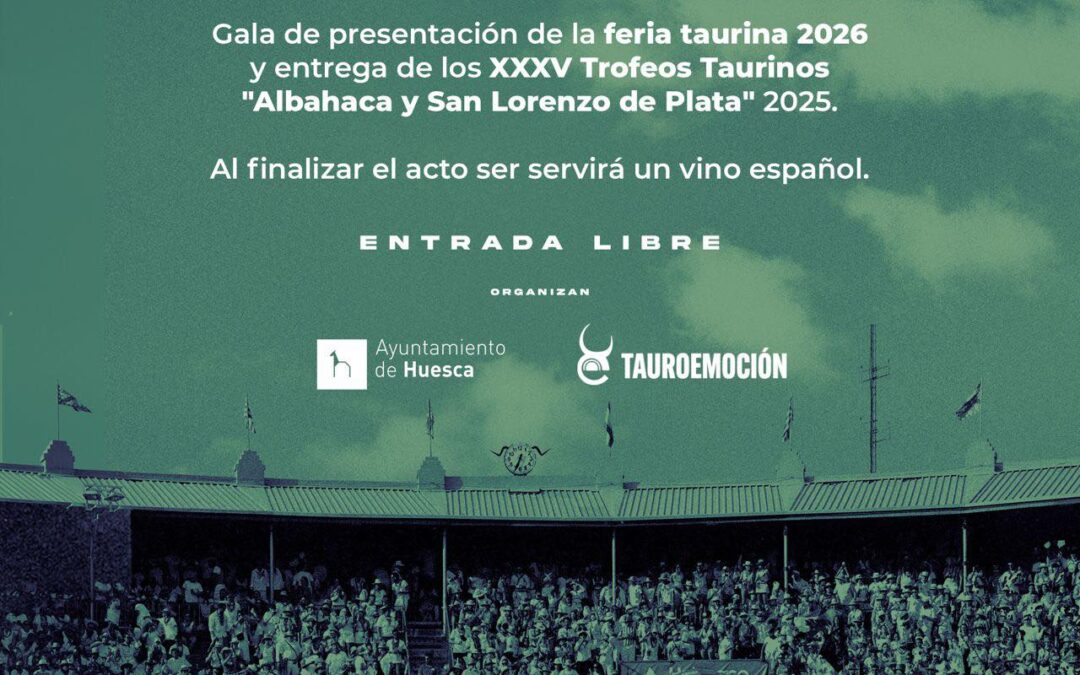 Presentación de la Feria de la Albahaca de Huesca 2026 y entrega de premios de la feria 2025