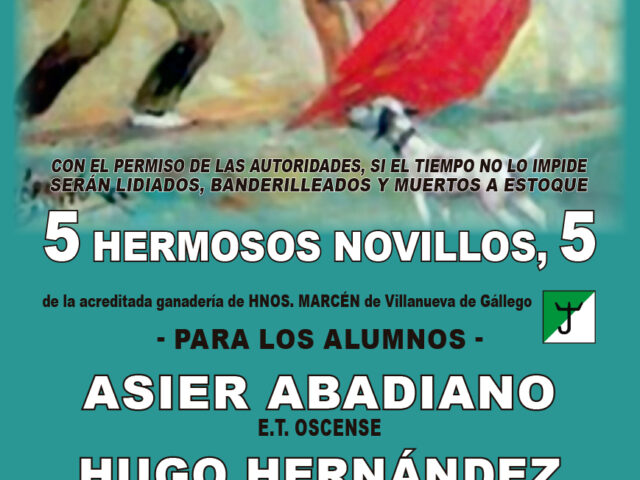 Nueva clase práctica en Huesca promovida por la Escuela Taurina Oscense
