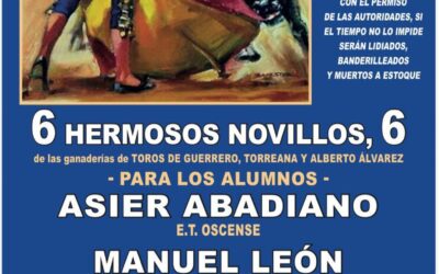 La Escuela Taurina Oscense programa una clase práctica para el 31 de octubre